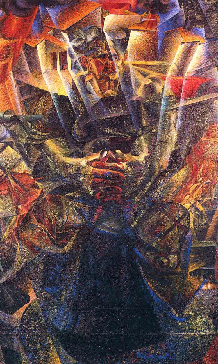 Materia 1912 Oil On Canvas 150X225 Private Collection By Umberto Boccioni - Image 6