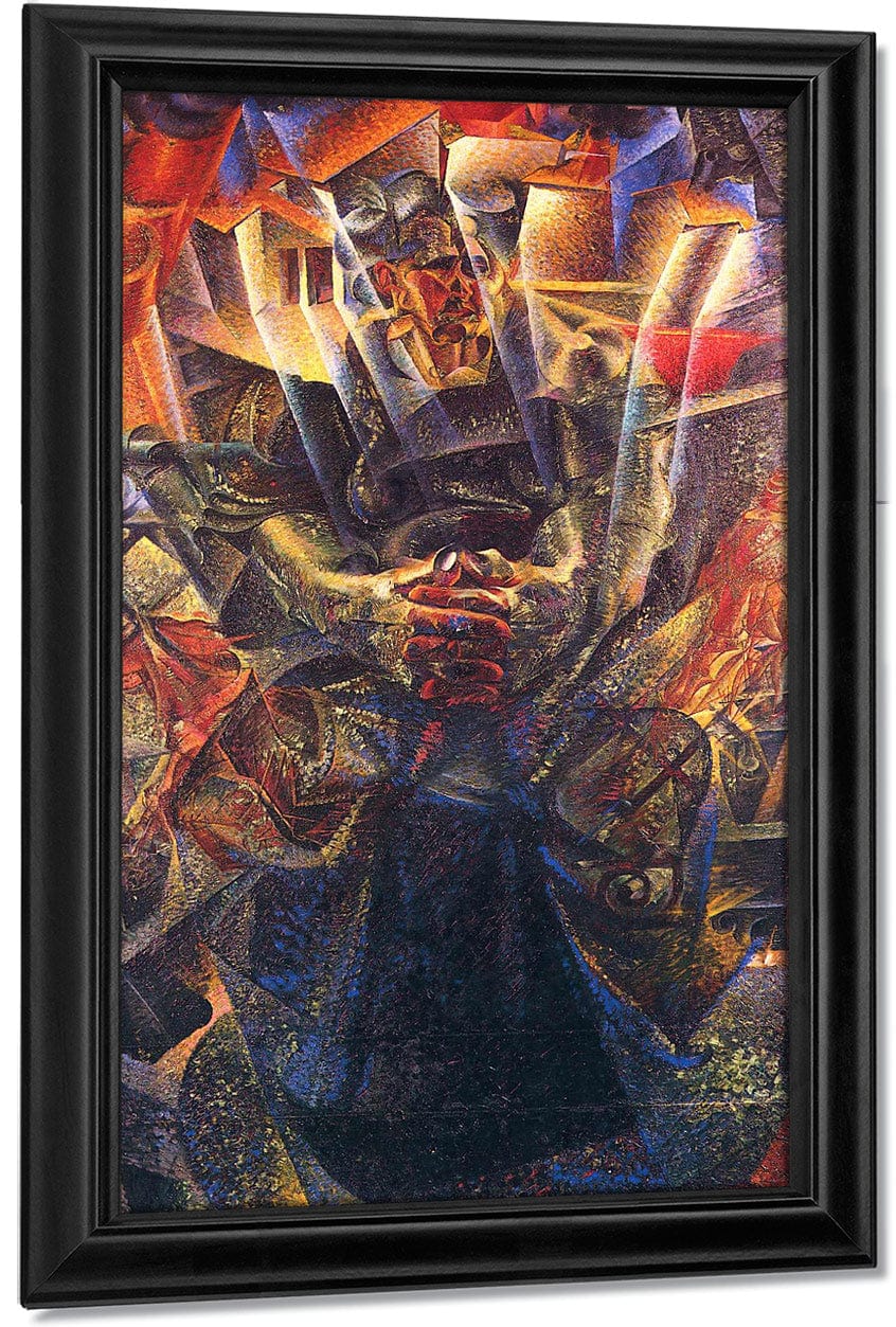 Materia 1912 Oil On Canvas 150X225 Private Collection By Umberto Boccioni - Image 7