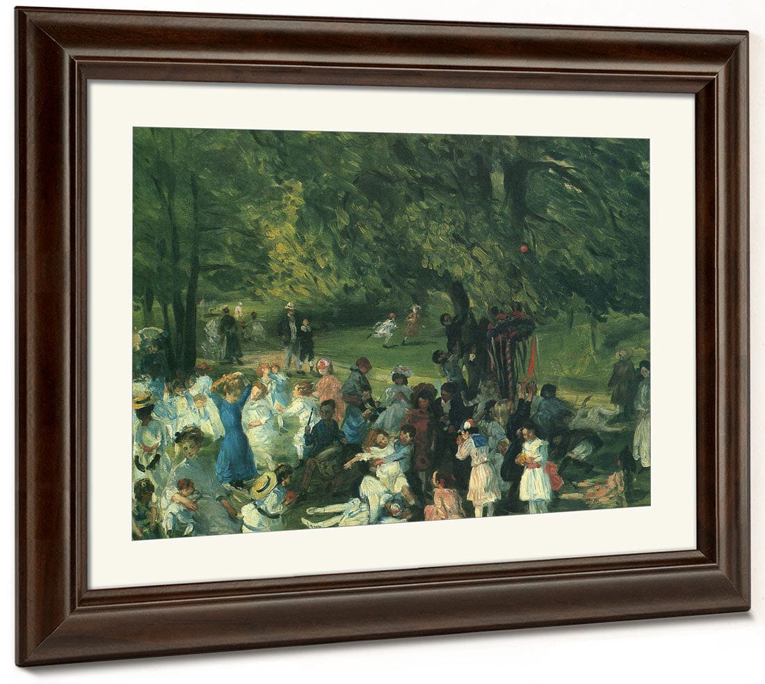 May Day Central Park 1905 By William Glackens - Image 5