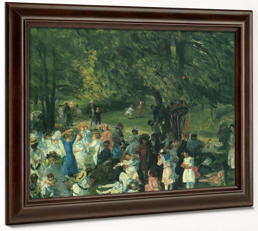 May Day Central Park 1905 By William Glackens - Image 6