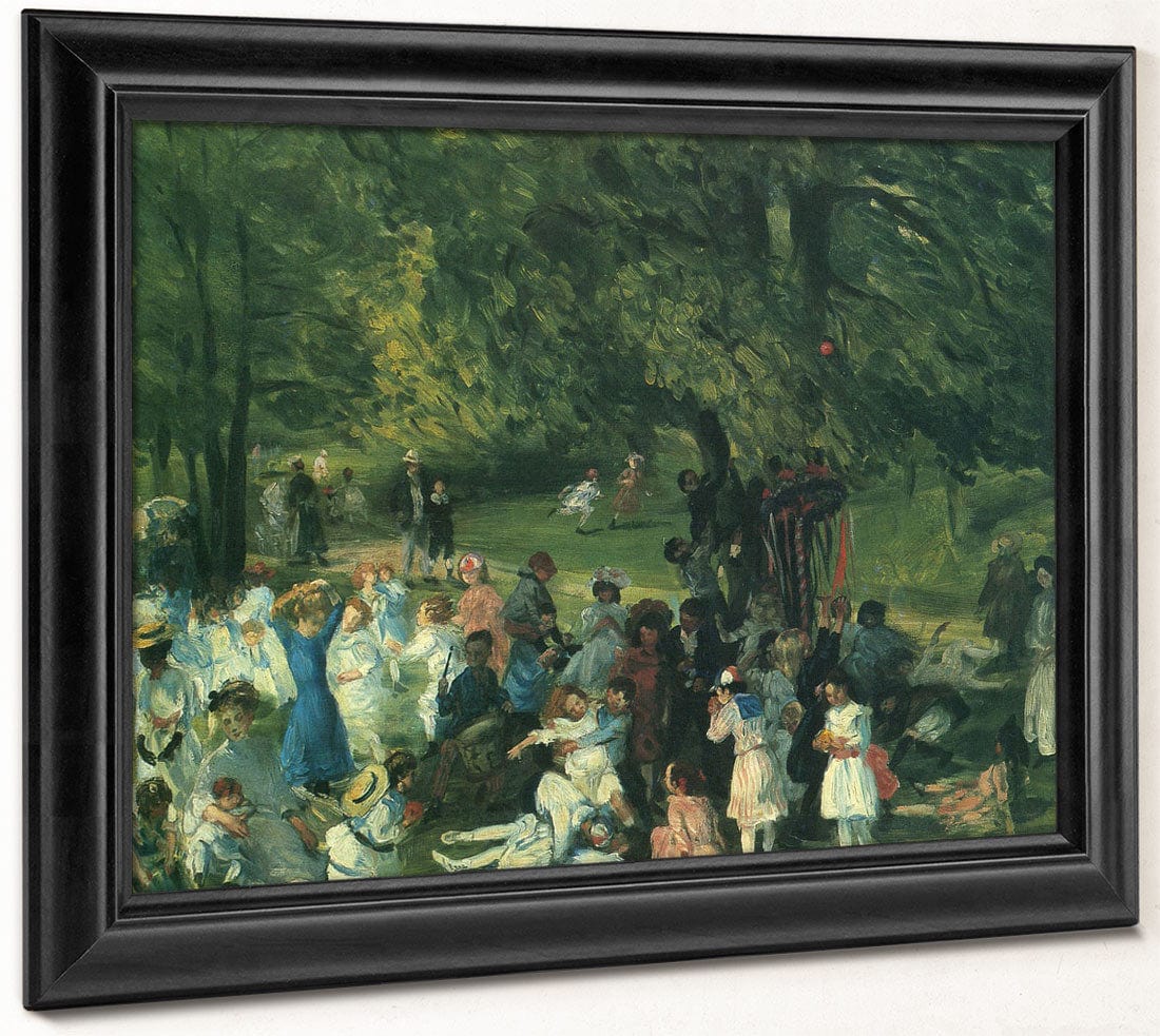 May Day Central Park 1905 By William Glackens - Image 8