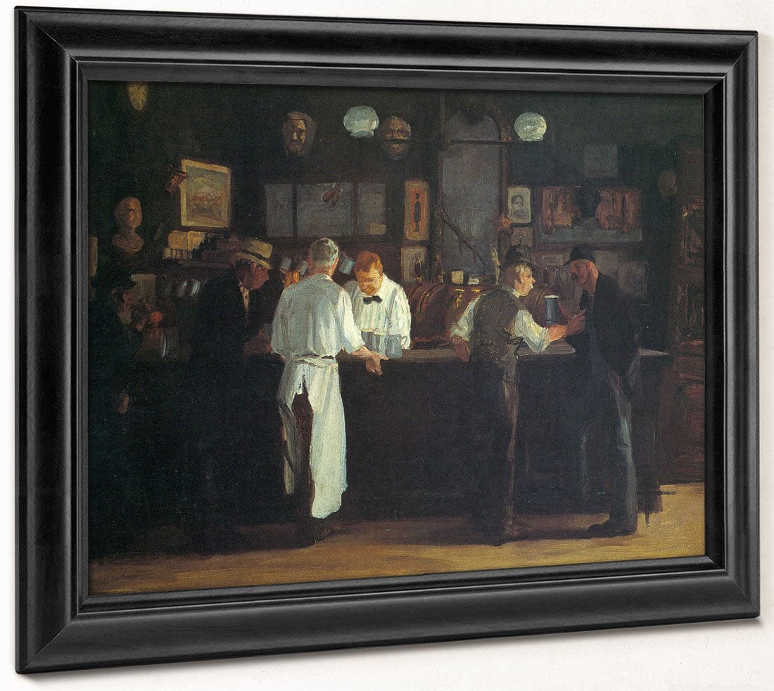 Mcsorleys Bar 1912 By John Sloan - Image 8