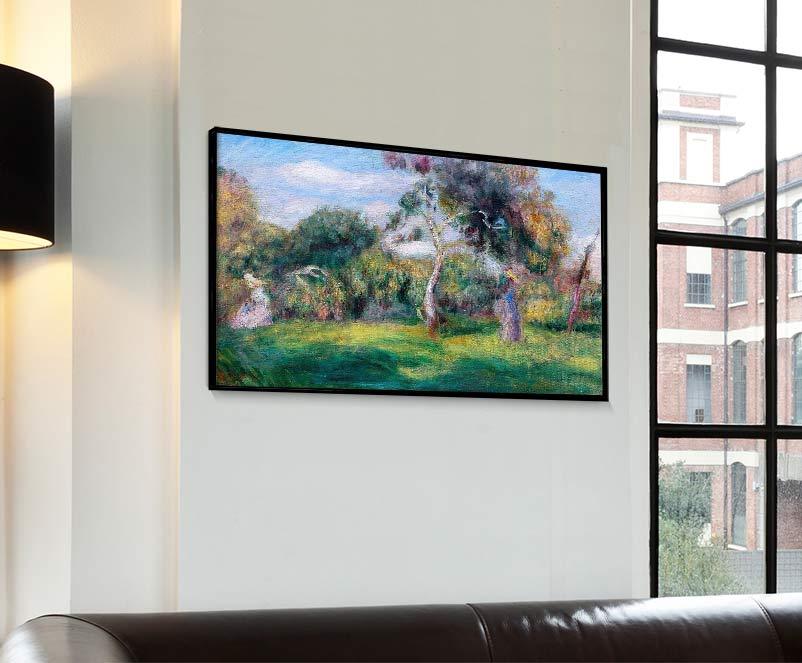 Meadow, Trees And Women Painting Auguste Renoir Canvas Art - Image 4