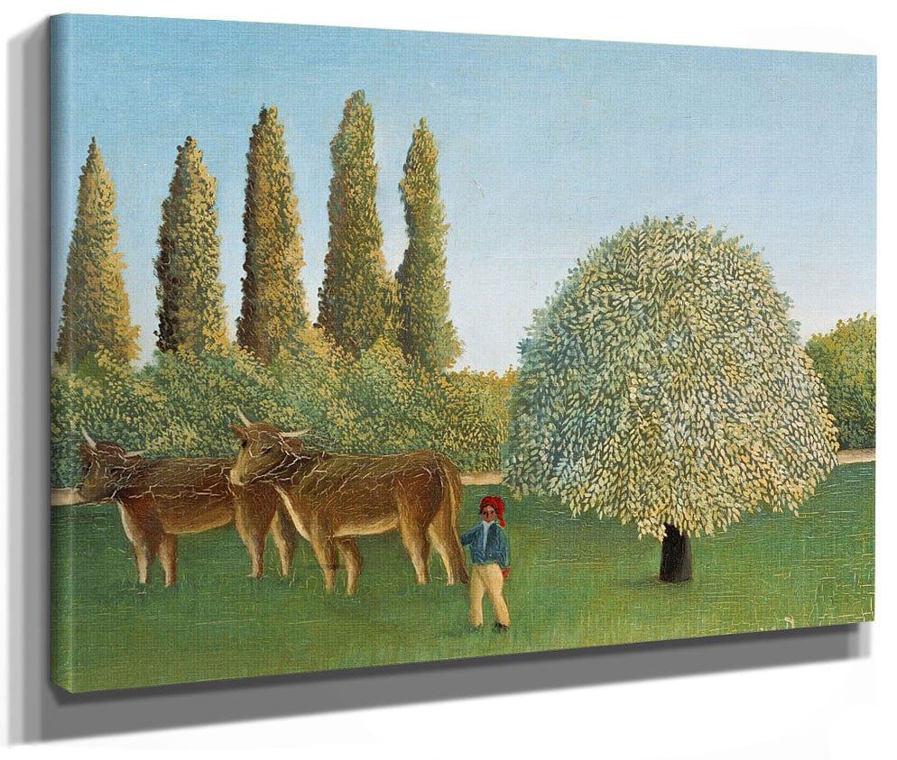 Meadowland By Henri Julien Felix Rousseau