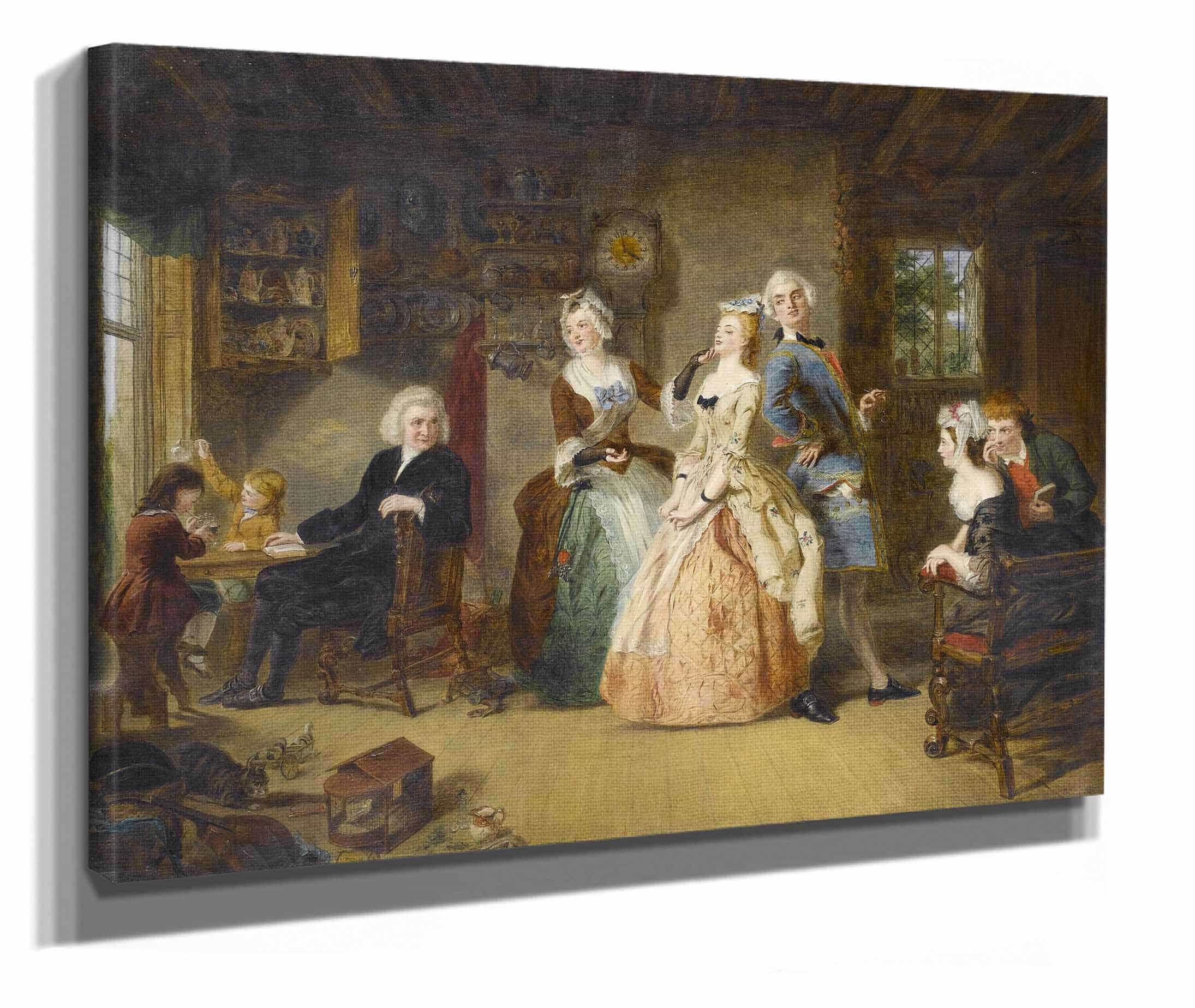 Measuring Heights by William Powell Frith - Image 2