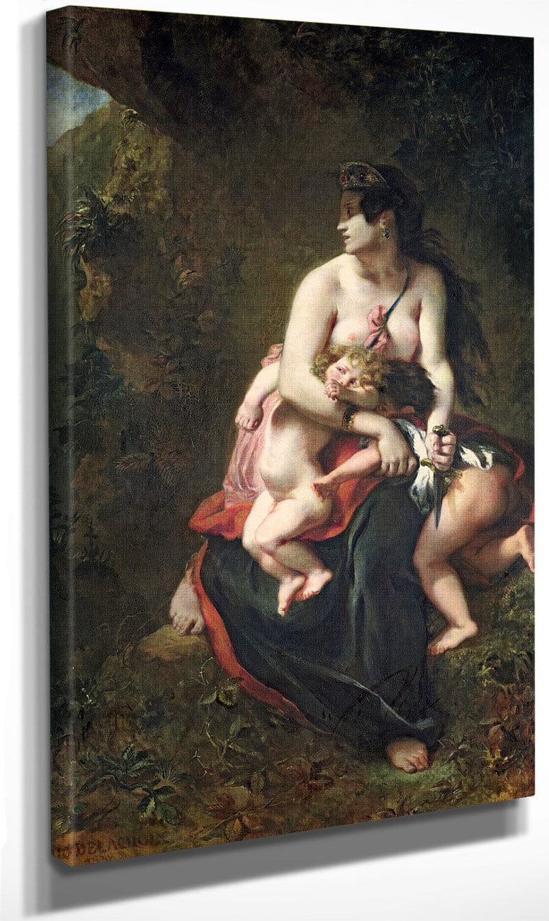 Medea By Ferdinand Victor Eugene Delacroix