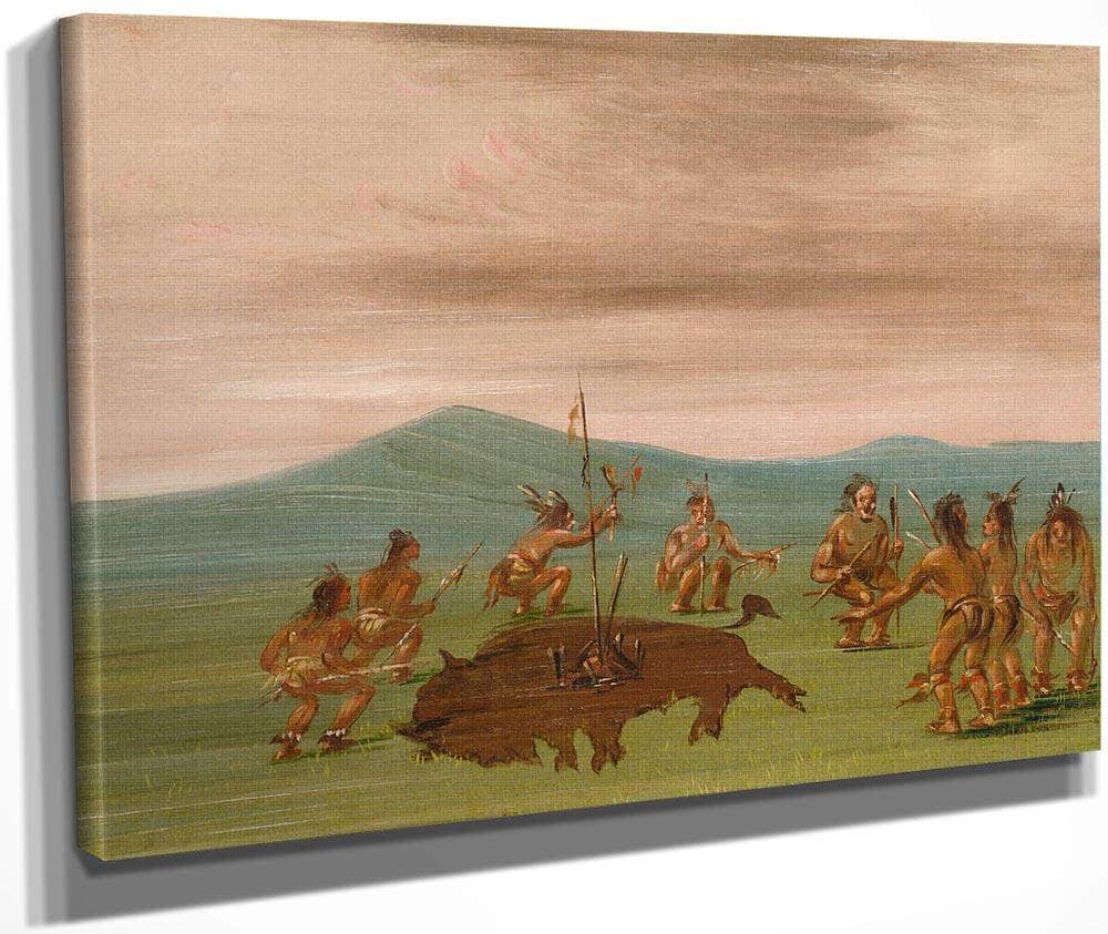 Medicine Buffalo Of The Sioux By George Catlin