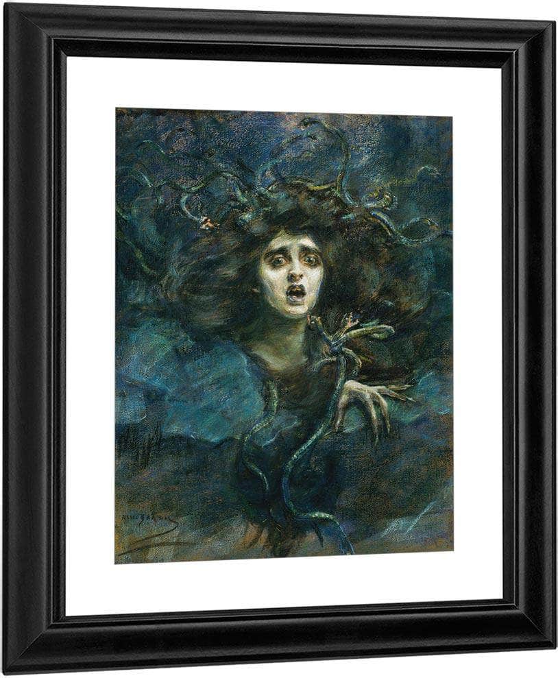 Medusa (Laura Dreyfus Barney) By Alice Pike Barney - Image 2