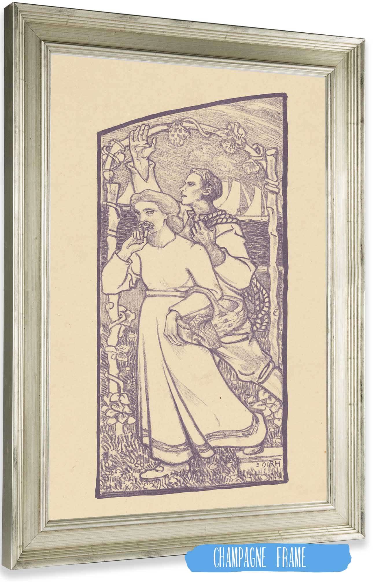 Meisje Met Een Mand En Jongen Met Een Touw by Richard Nicolaus Roland Holst - Image 2