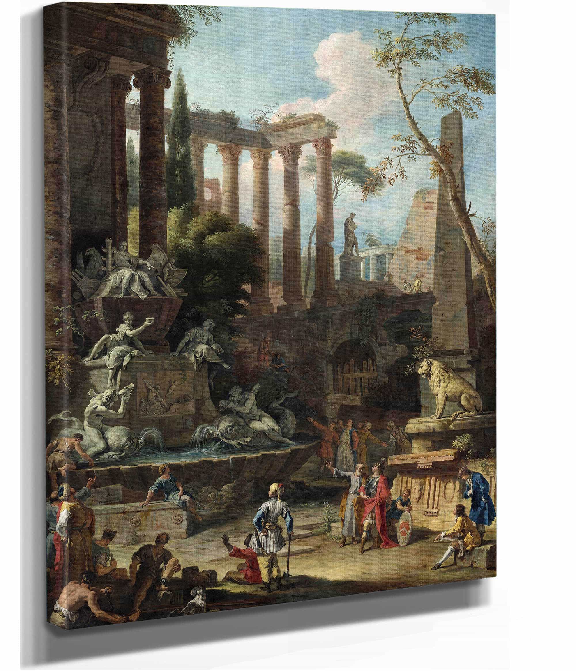 Memorial To Admiral Sir Clowdisley Shovell by Sebastiano Ricci - Image 2