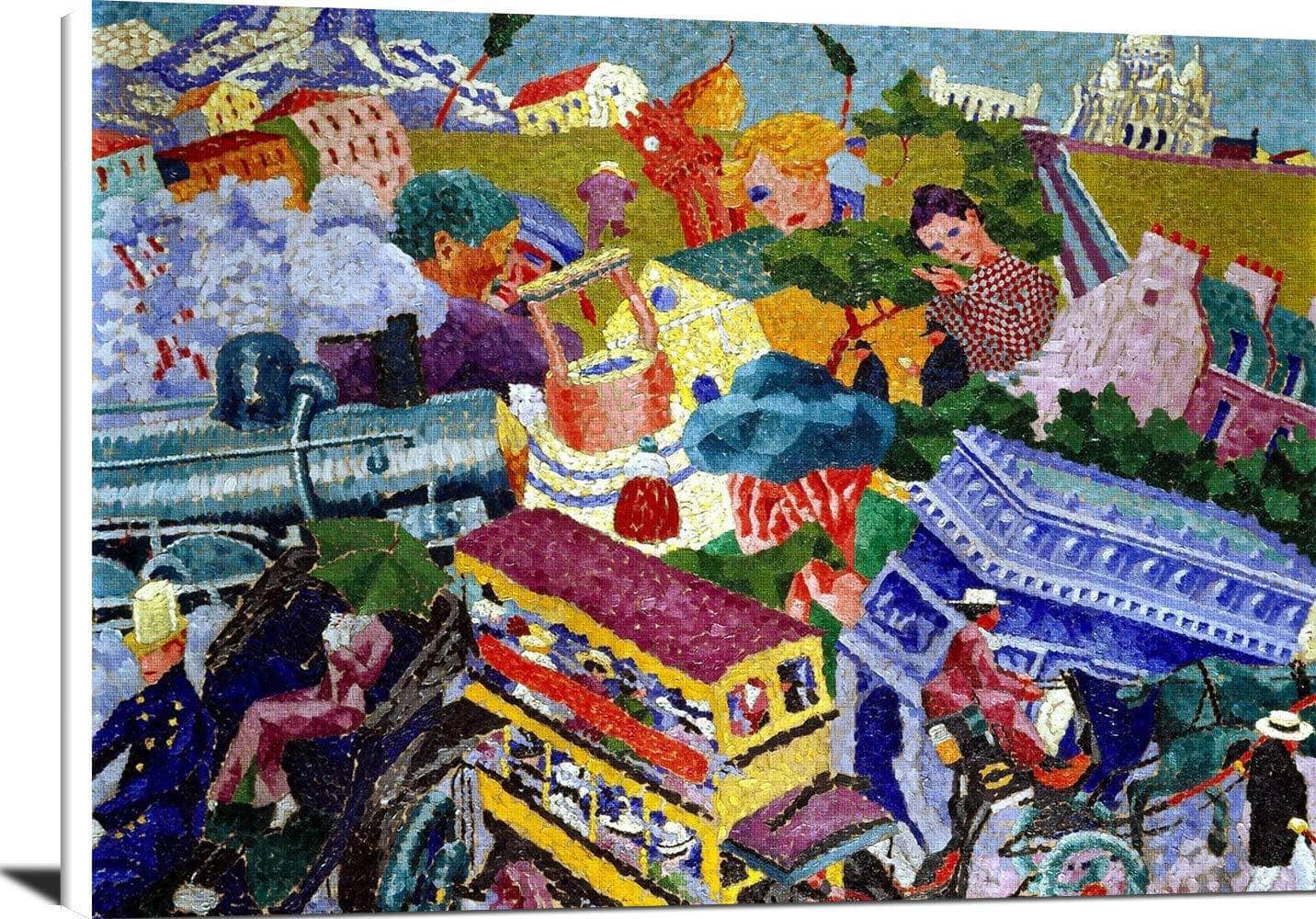 Memories Of A Journey Painting Gino Severini Canvas Art
