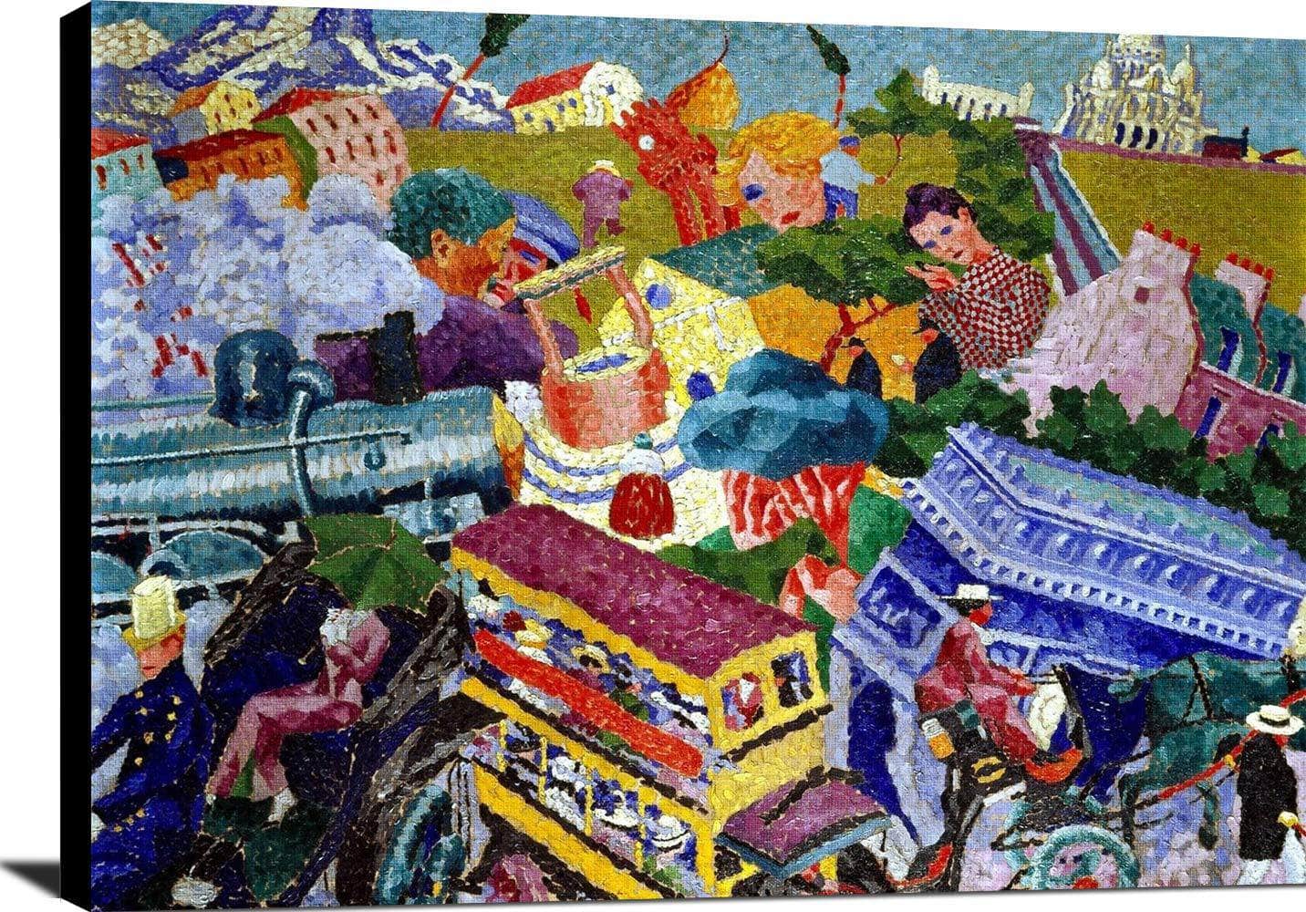Memories Of A Journey Painting Gino Severini Canvas Art - Image 2