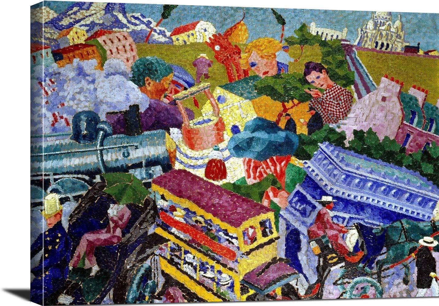 Memories Of A Journey Painting Gino Severini Canvas Art - Image 3