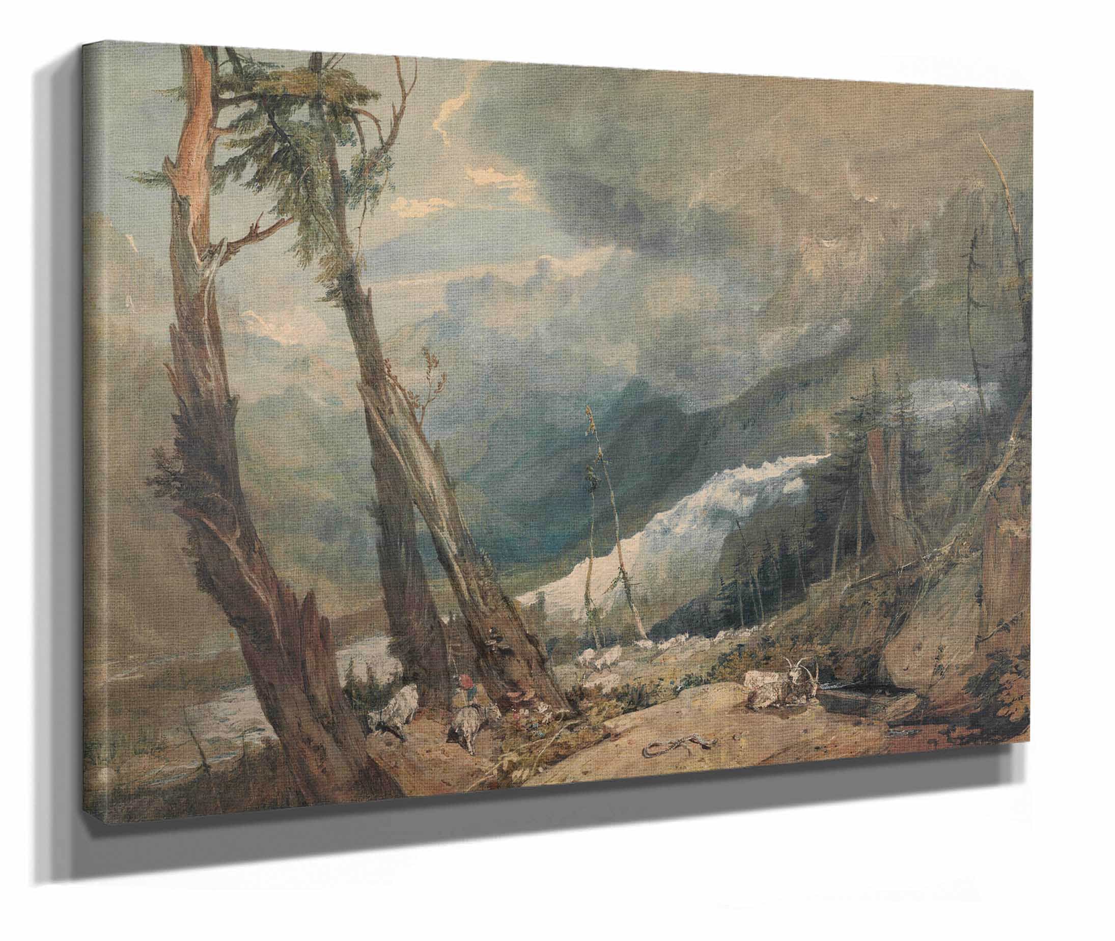 Mer De Glace In The Valley Of Chamouni Switzerland by Joseph Mallord William Turner - Image 2