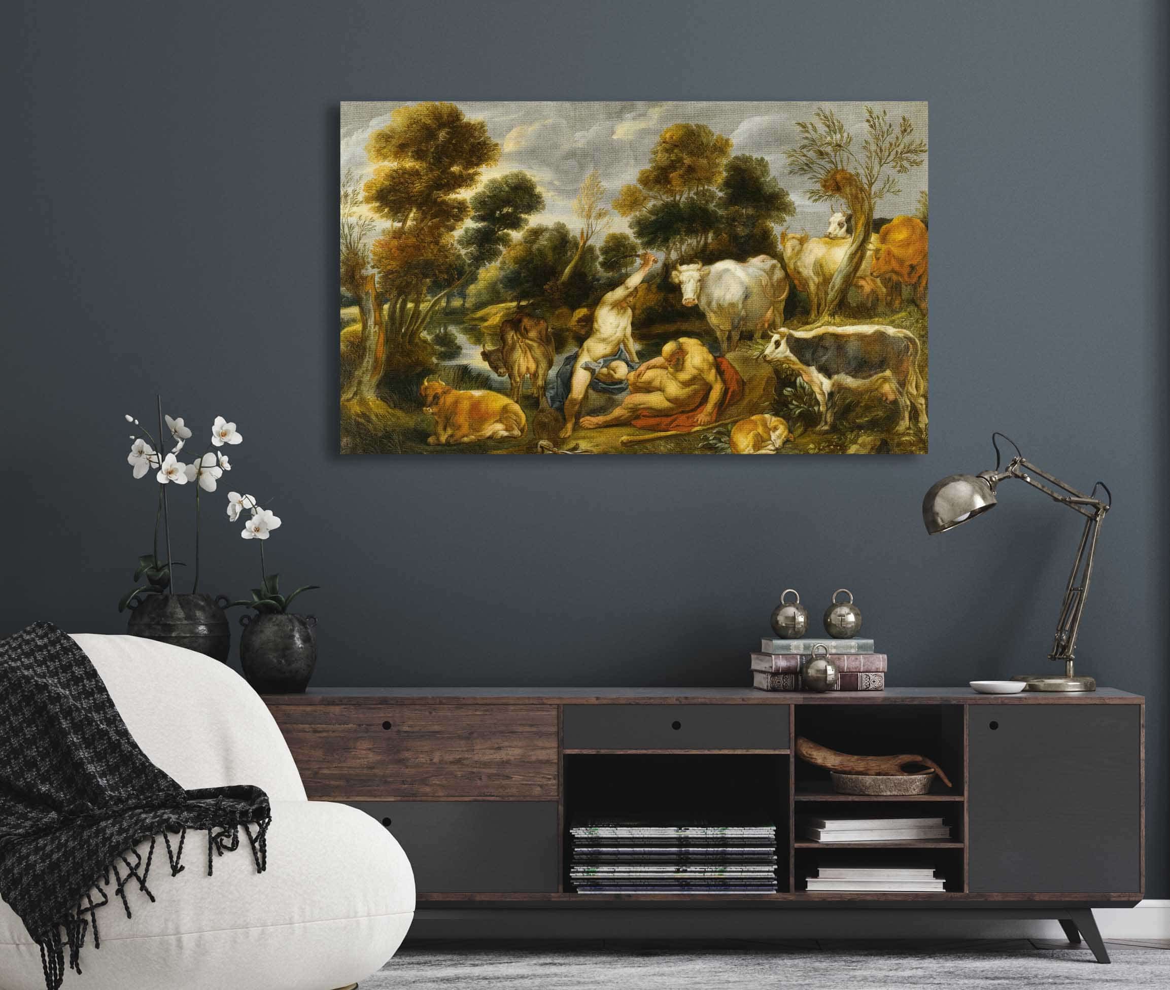 Mercury Argus And Io by Jacob Jordaens - Image 5