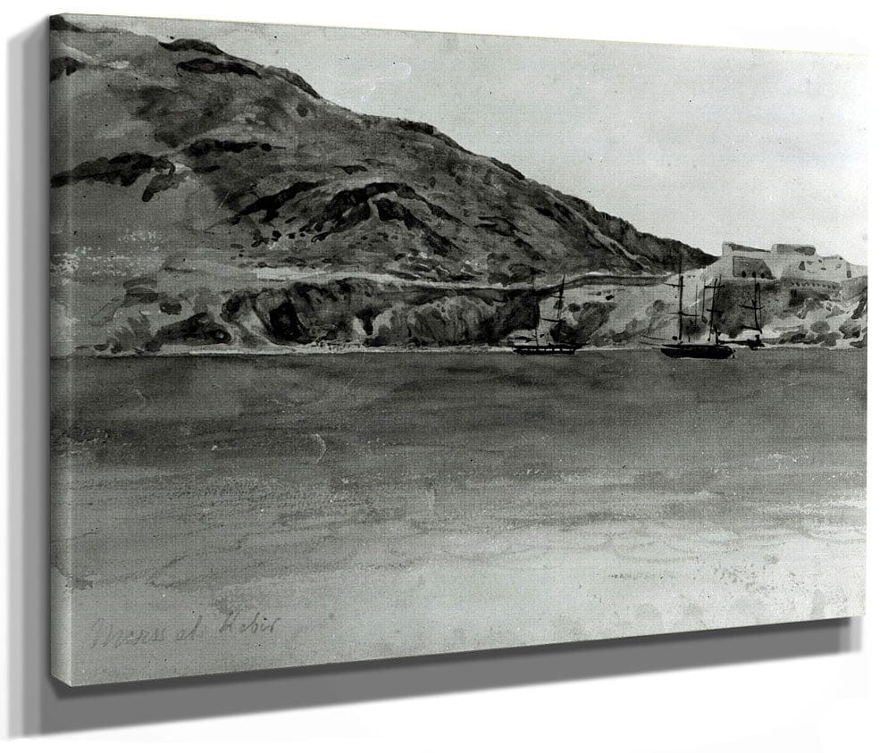 Mers El Kebir, Algeria By Ferdinand Victor Eugene Delacroix