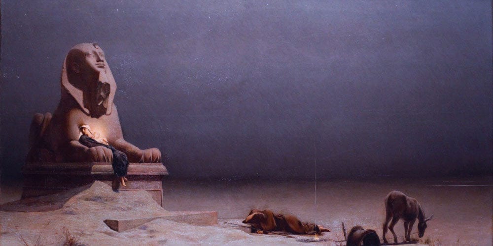 Merson Rest On The Flight Into Egypt By Luc Olivier Merson - Image 2