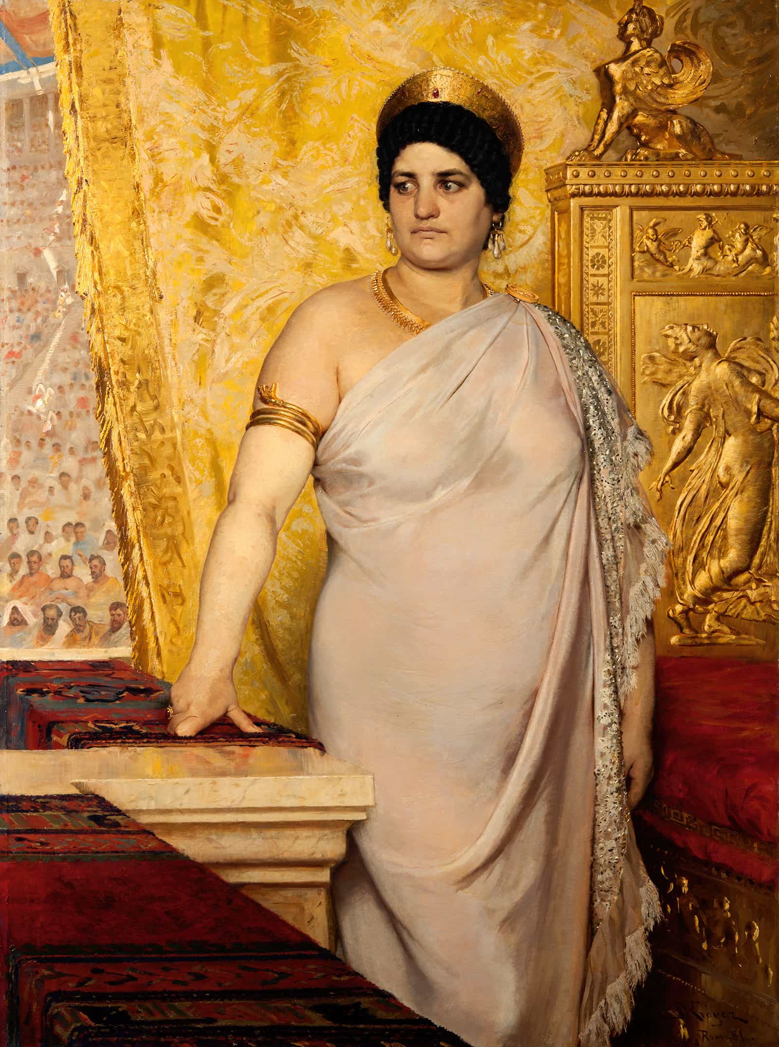 Messalina by Peder Severin Kroyer