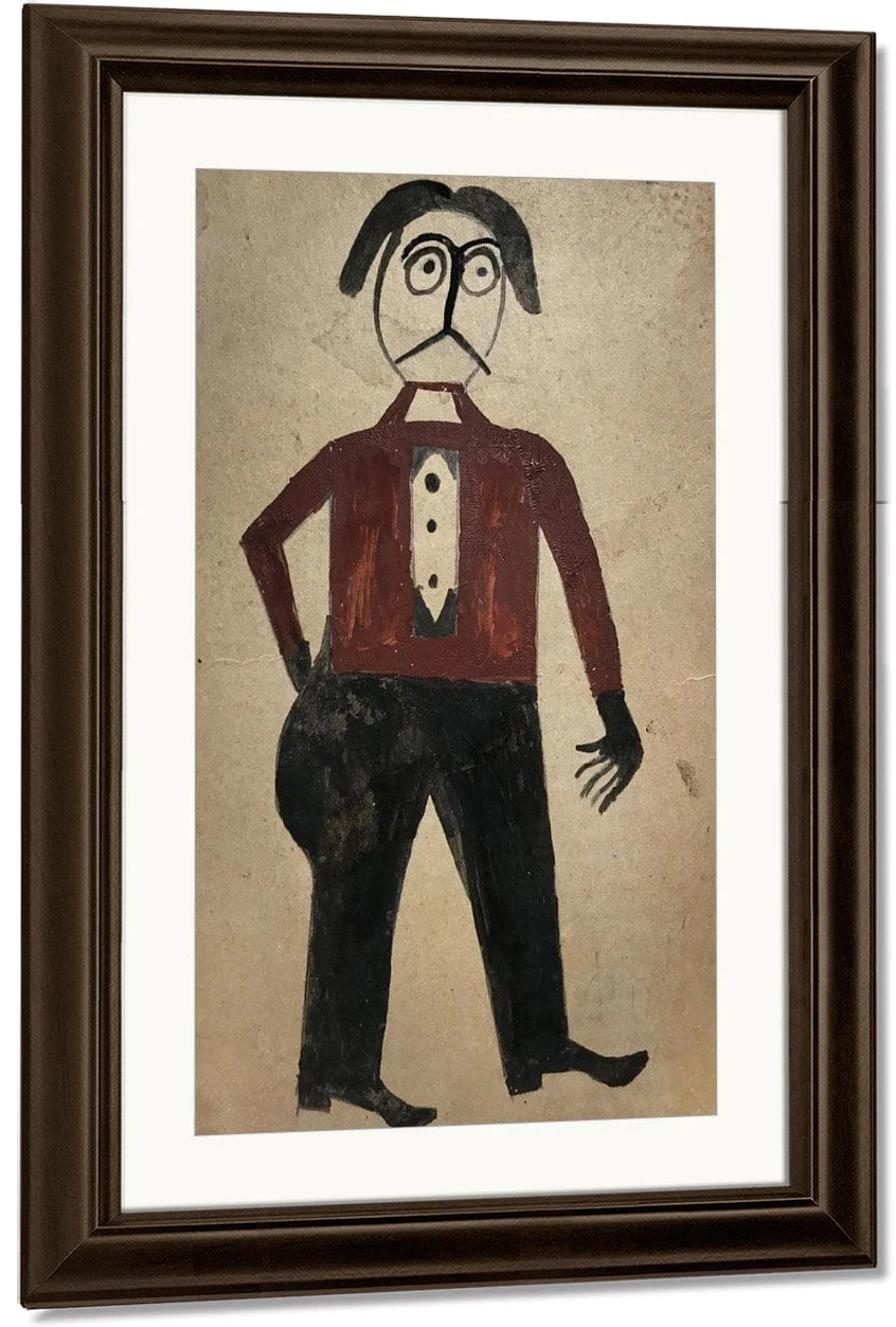 Mexican Man By Bill Traylor - Image 4