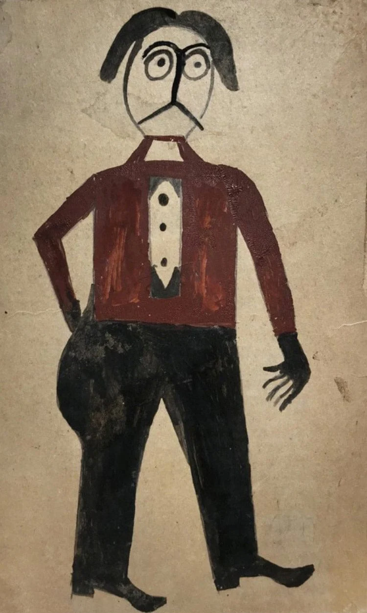 Mexican Man By Bill Traylor - Image 6