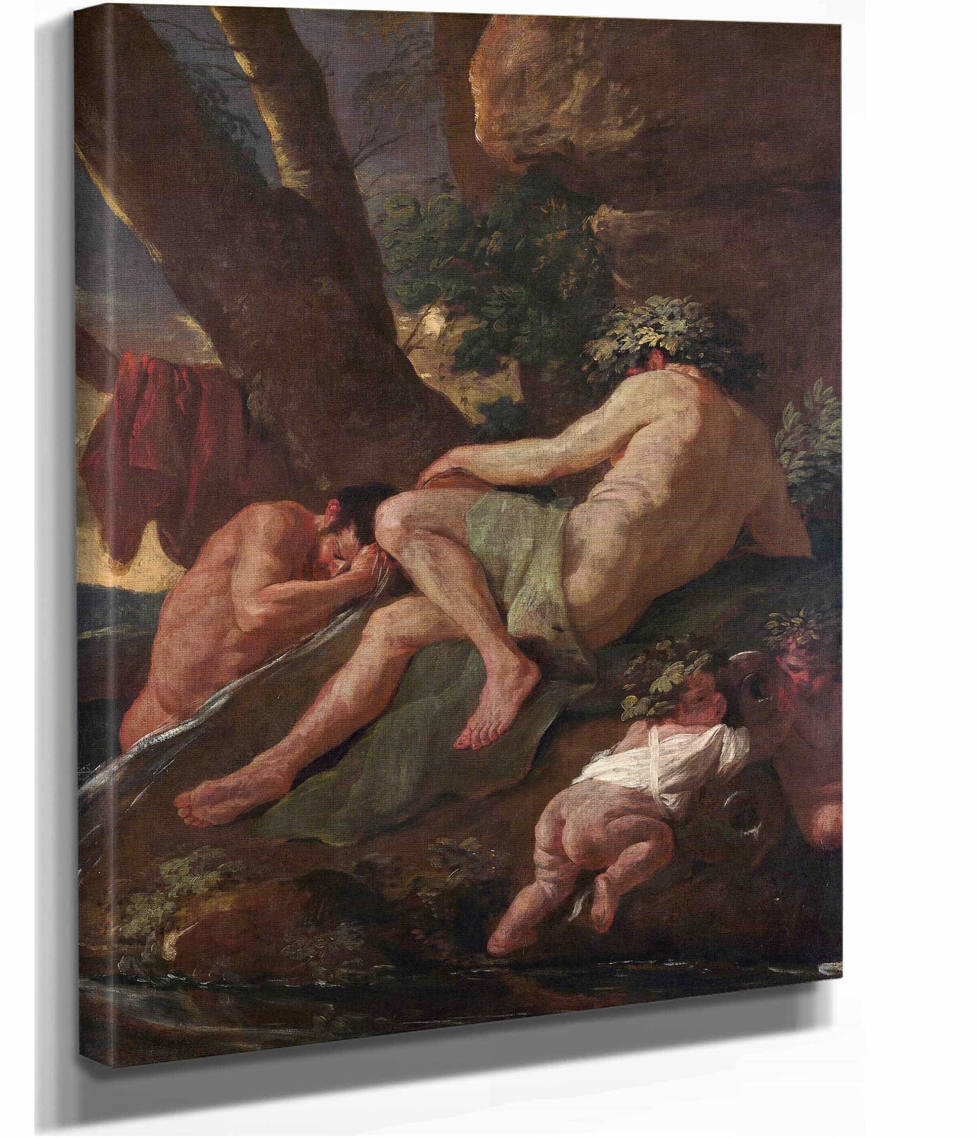 Midas Washing At The Source Of The Pactolus by Nicolas Poussin - Image 2