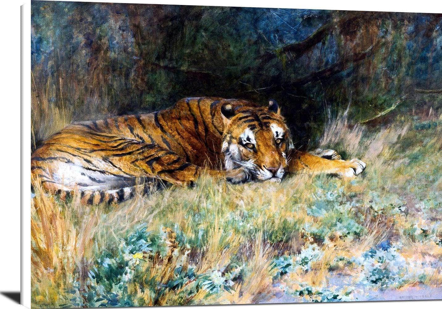 Midday Rest Painting Arthur Wardle Canvas Art