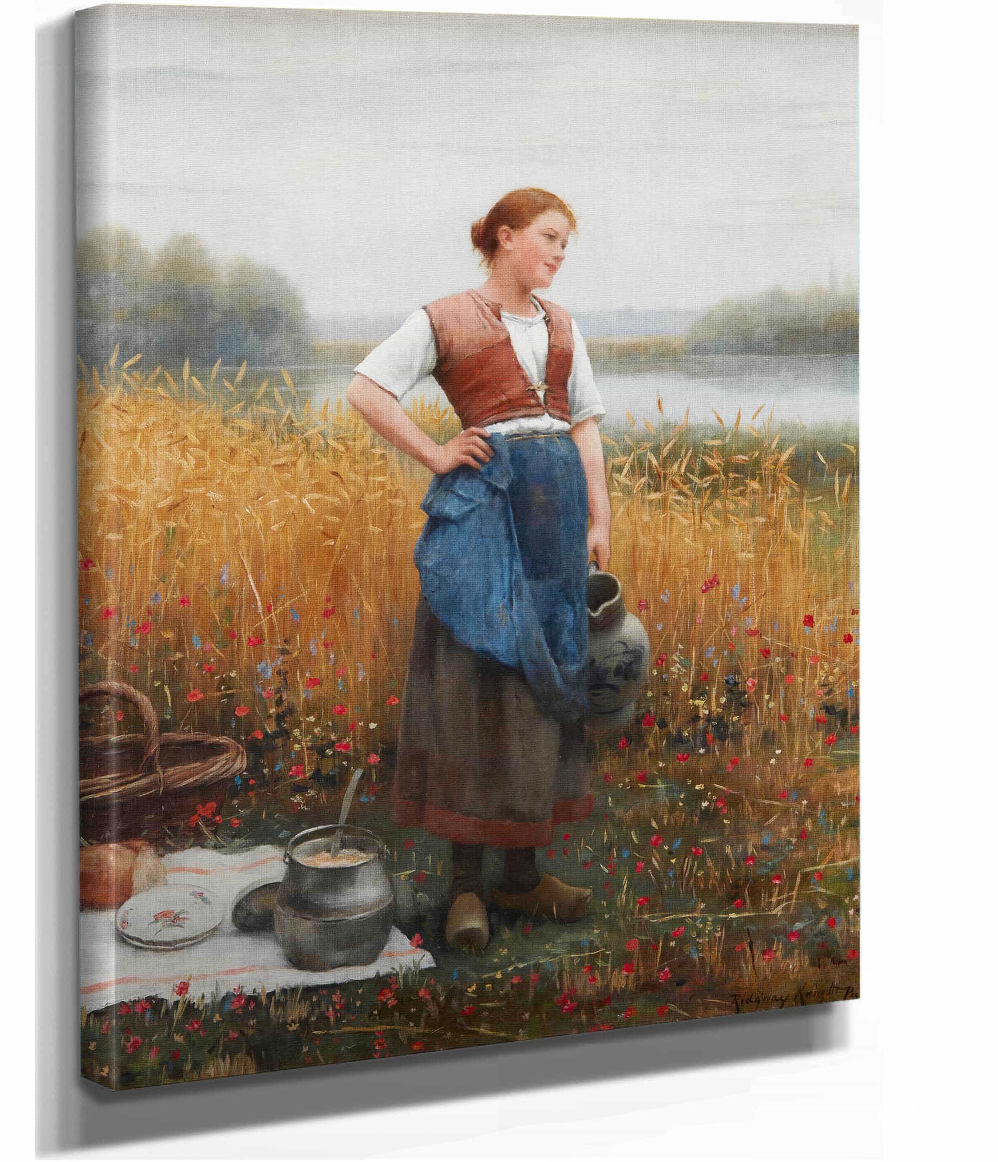 Middays Pause by Daniel Ridgway Knight - Image 2