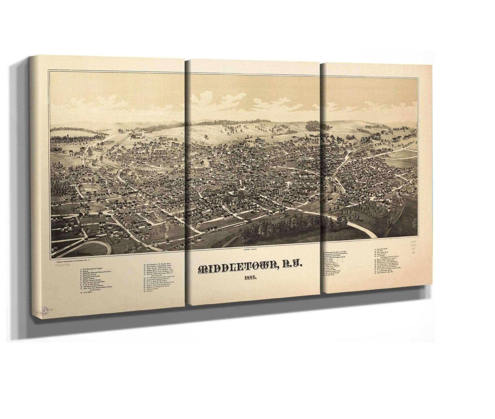 Middletown Ny 1887 State Of New York - Image 3