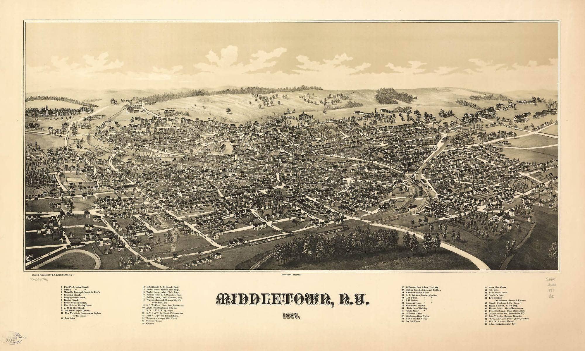 Middletown Ny 1887 State Of New York - Image 7