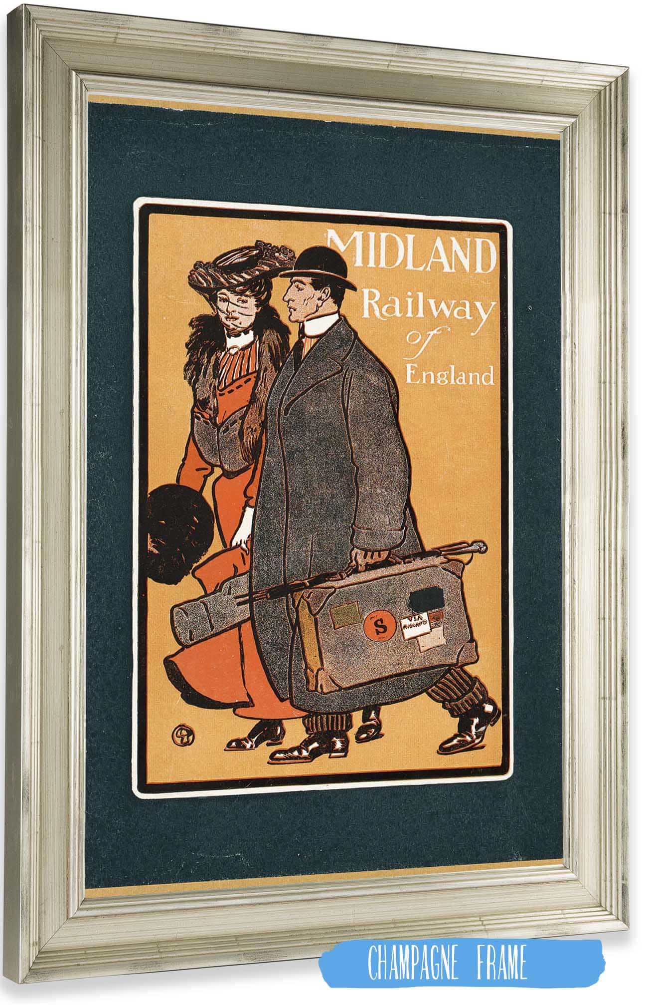 Midland Railway Of England by Edward Penfield