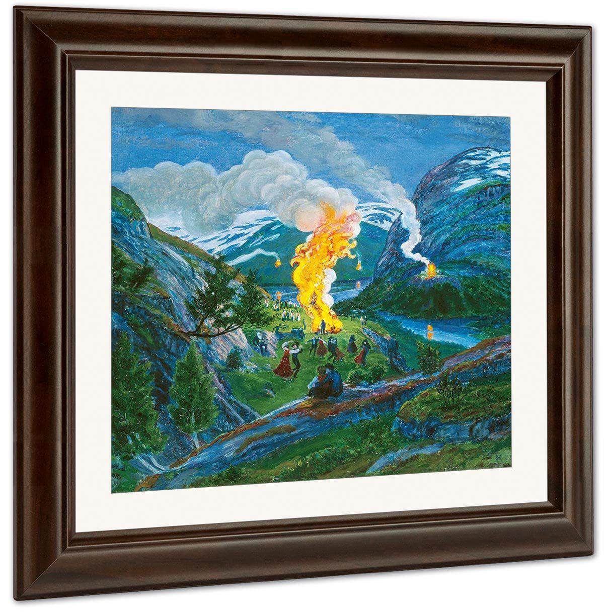 Midsummer Eve Bonfire 3 By Nicolai Astrup - Image 2