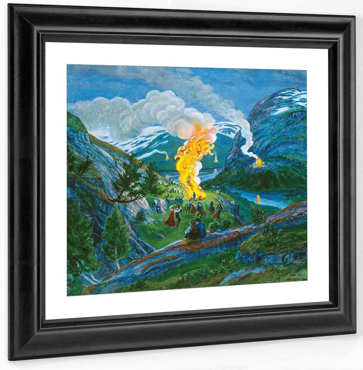 Midsummer Eve Bonfire 3 By Nicolai Astrup - Image 4