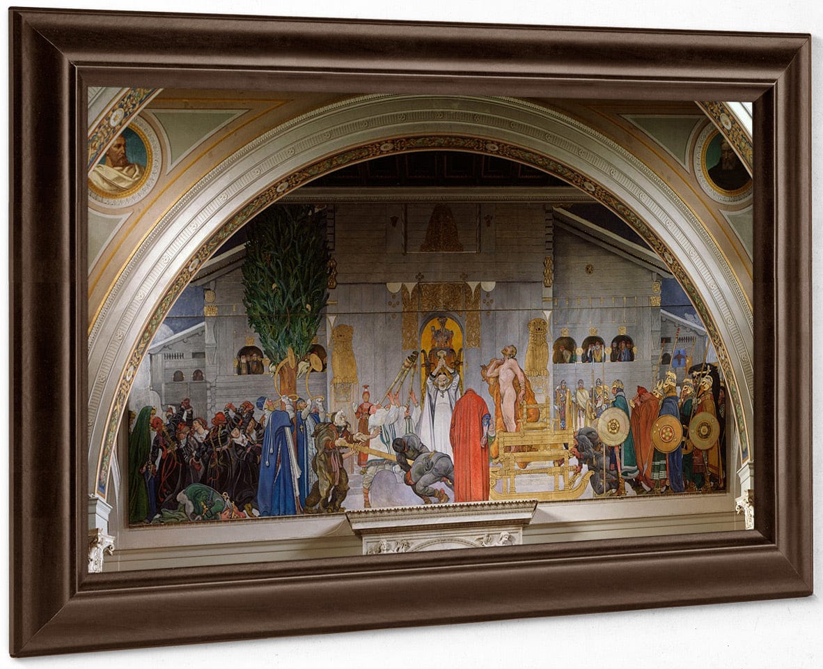 Midwinters Sacrifice By Carl Larsson - Image 6