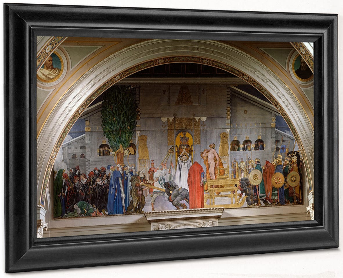 Midwinters Sacrifice By Carl Larsson - Image 8