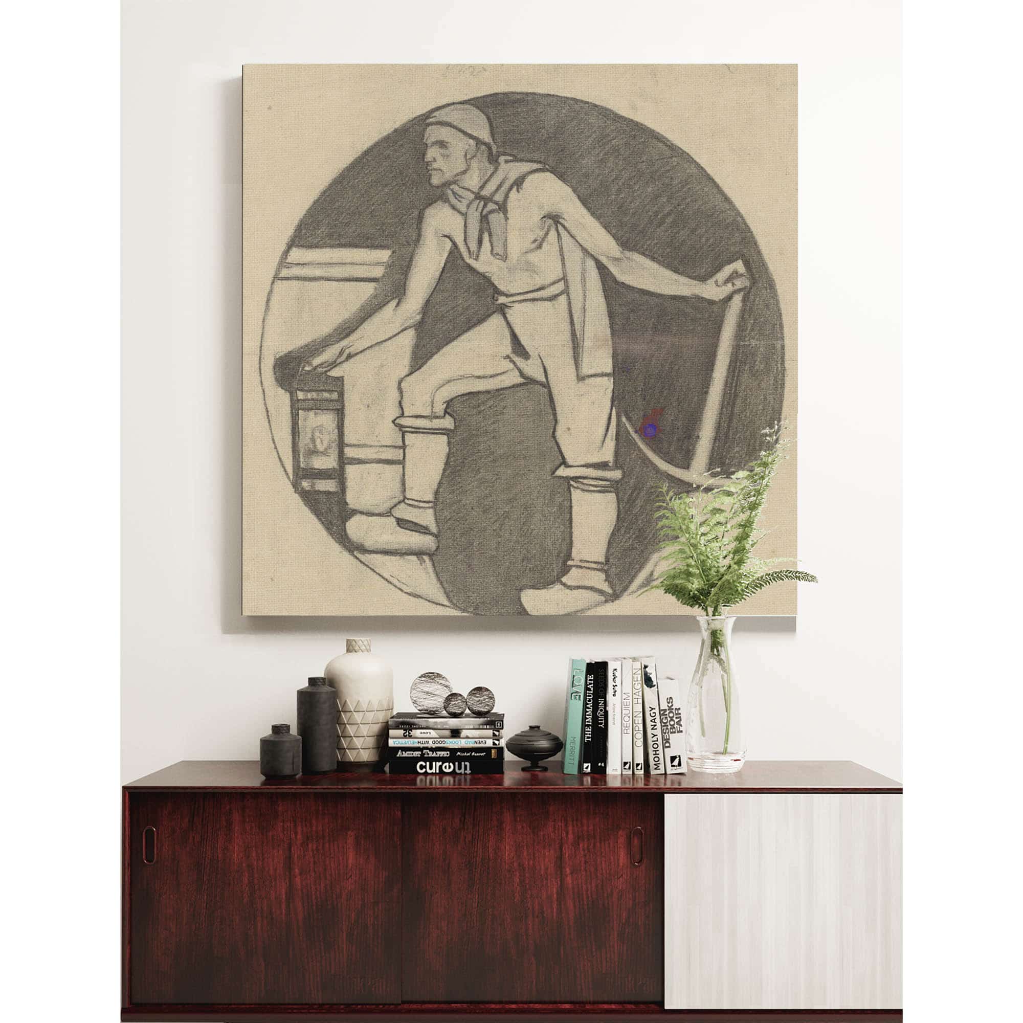Mijnwerker Met Lamp En Houweel by Richard Nicolaus Roland Holst - Image 4