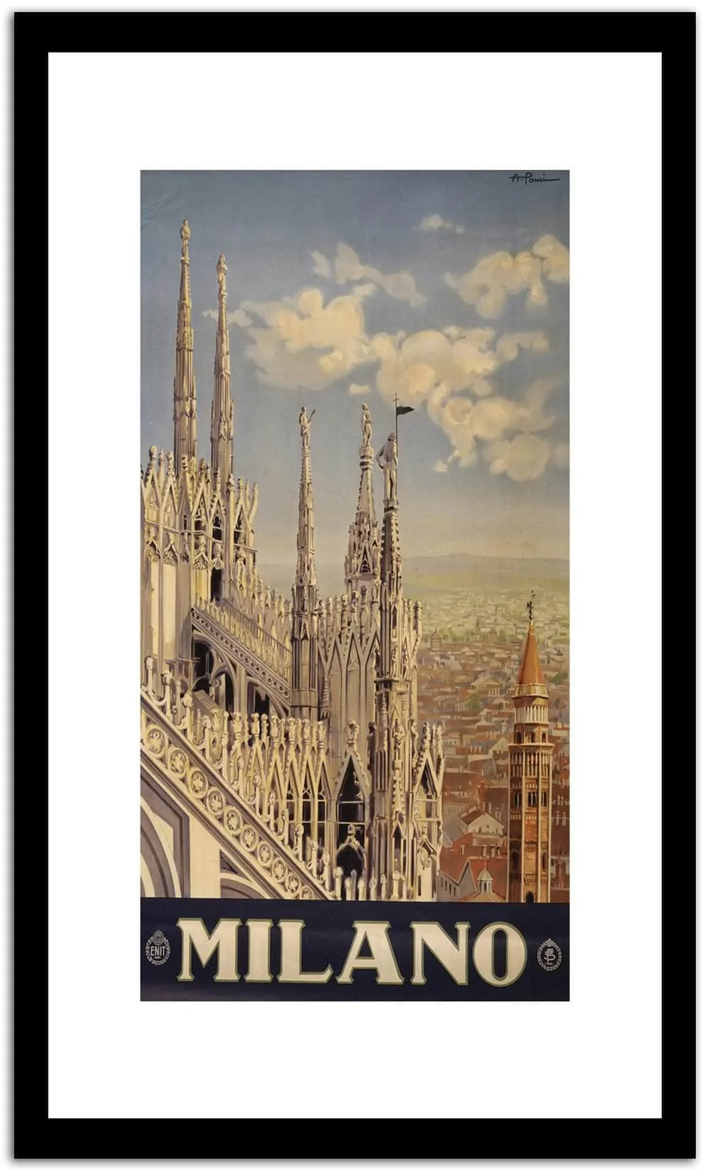 Milano Vintage Poster