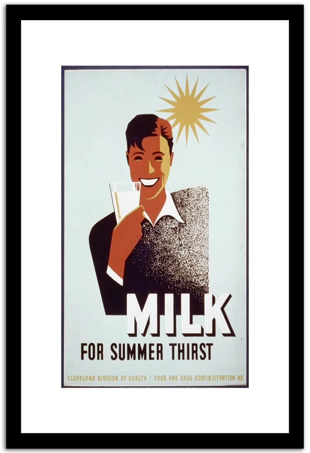 Milk Vintage Poster