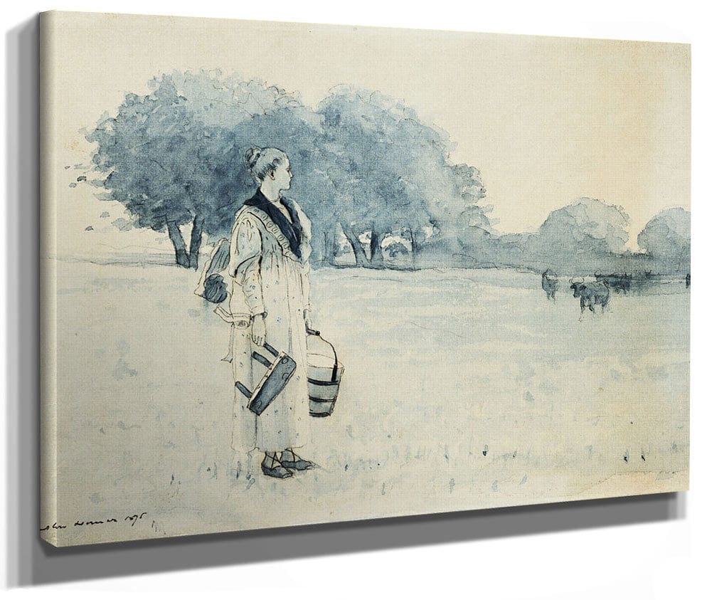 Milkmaid By Winslow Homer