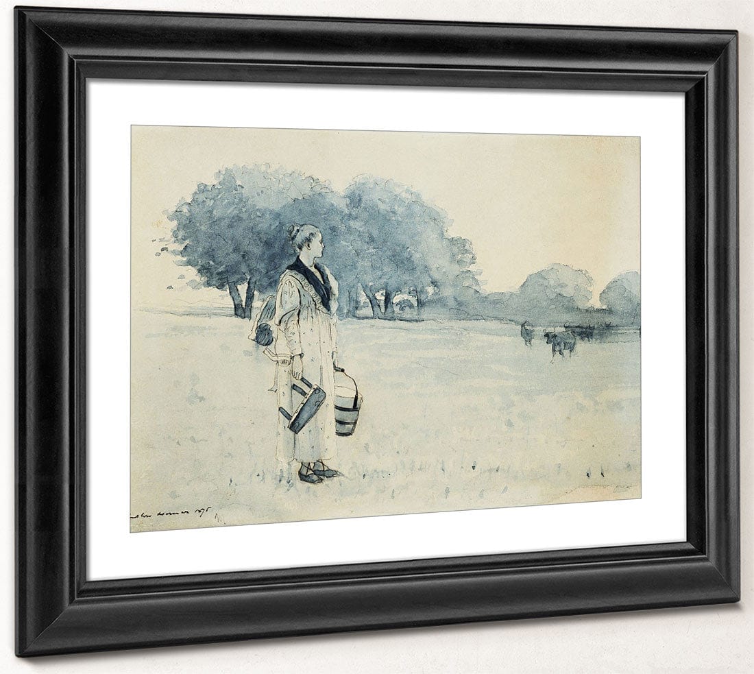 Milkmaid By Winslow Homer - Image 4