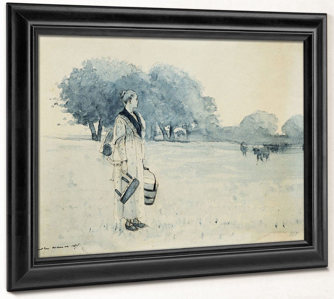 Milkmaid By Winslow Homer - Image 8