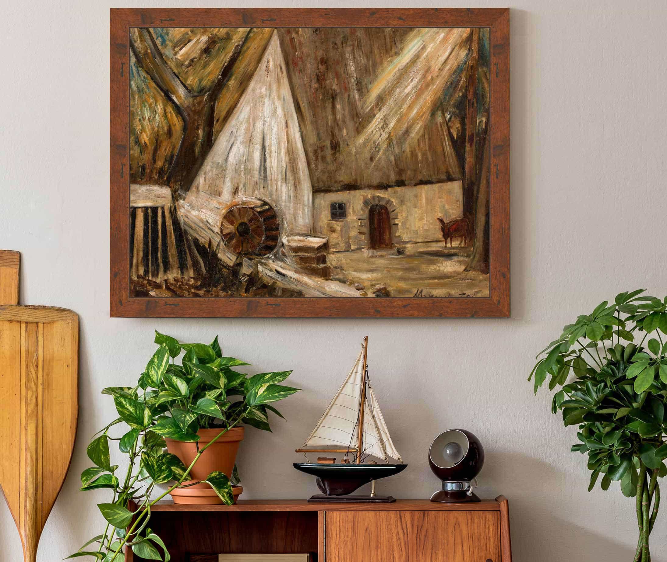 Mill In Banay by Tadeusz Makowski - Image 3
