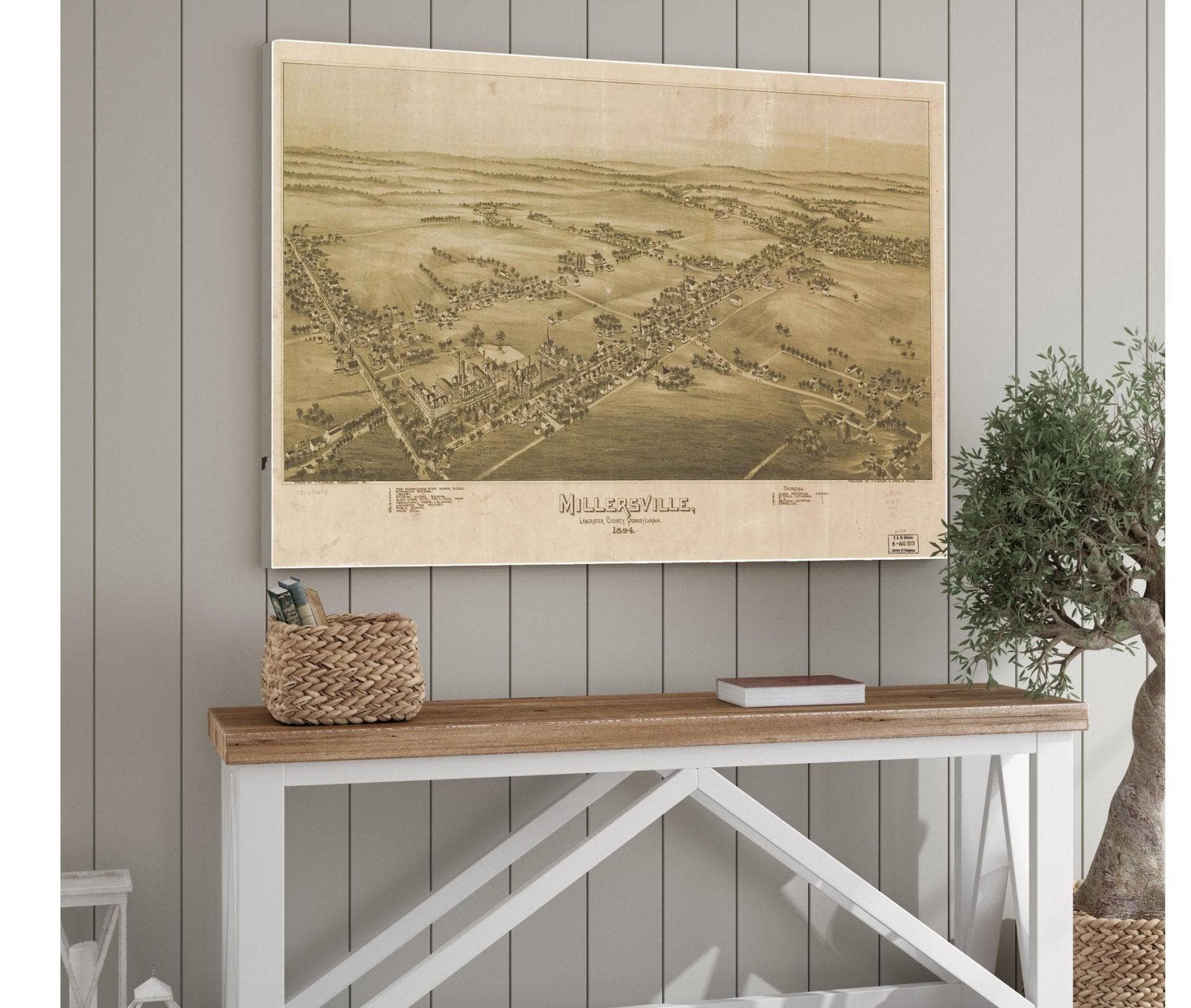 Millersville Lancaster County Pennsylvania 1894 State Of Pennsylvania - Image 3