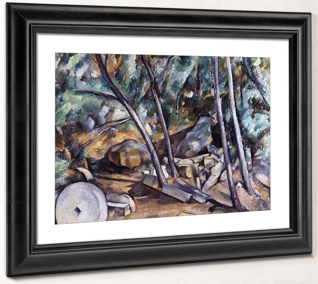 Millstone In The Park Of The Chateau Noir By Paul Cezanne - Image 4