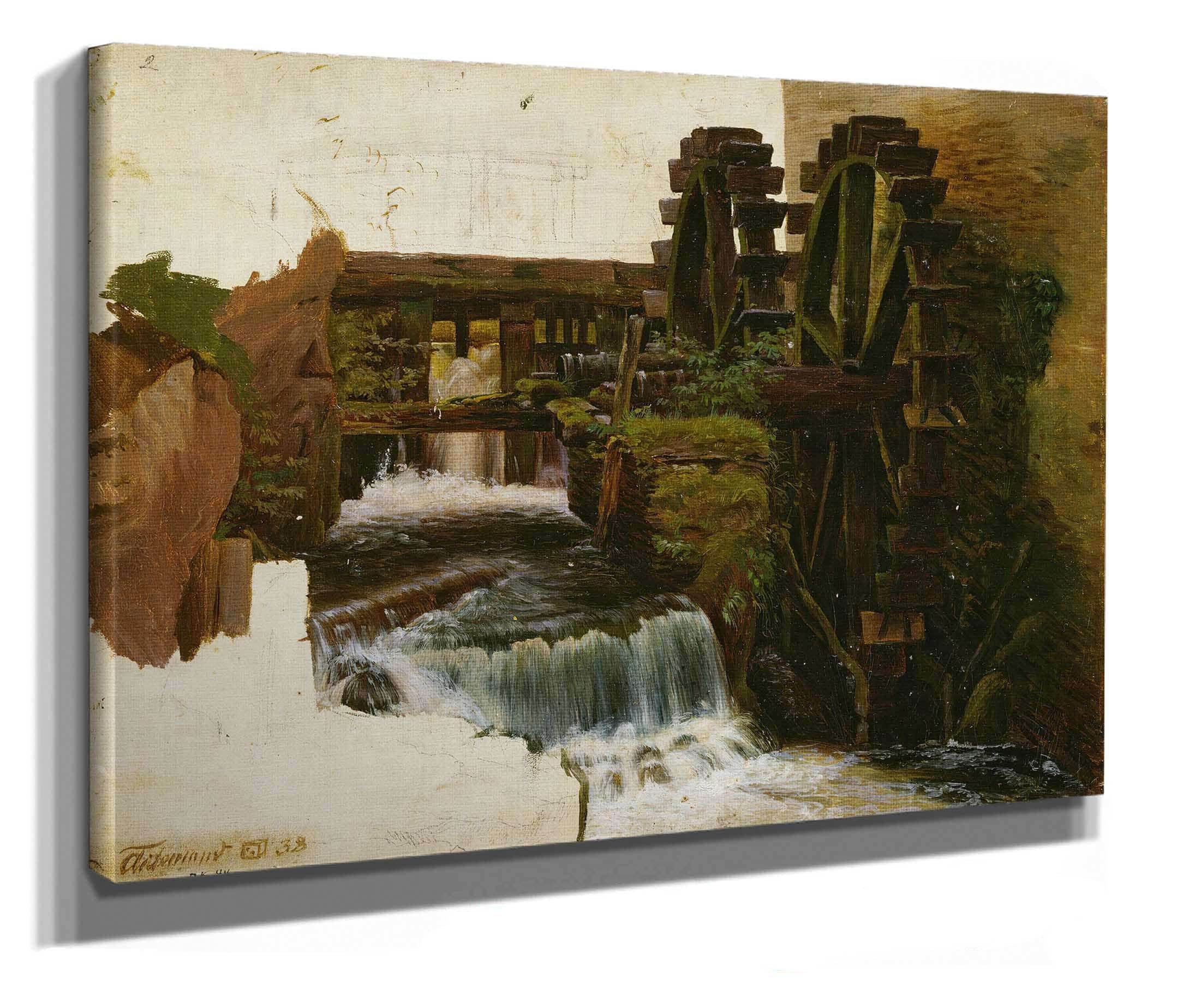Millstream by Adolph Tidemand - Image 2