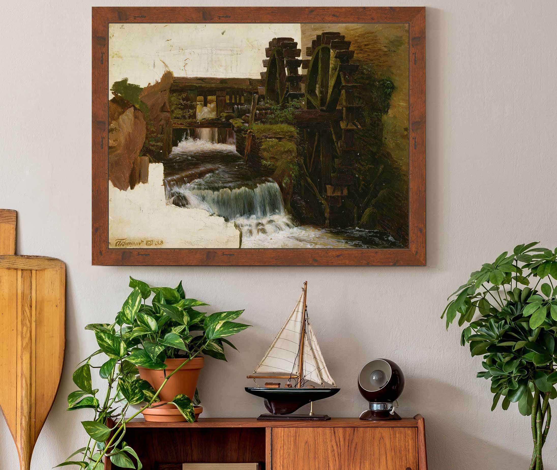 Millstream by Adolph Tidemand - Image 3