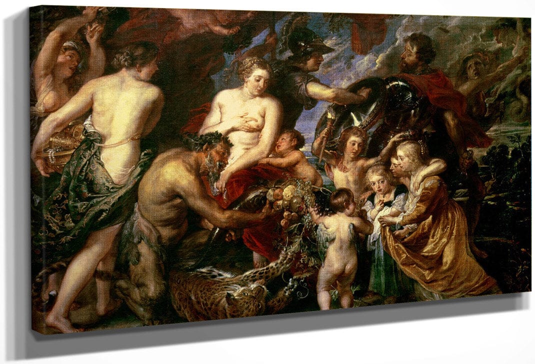 Minerva Protects Pax From Mars (Peace And War) 1629 30 2 By Peter Paul Rubens