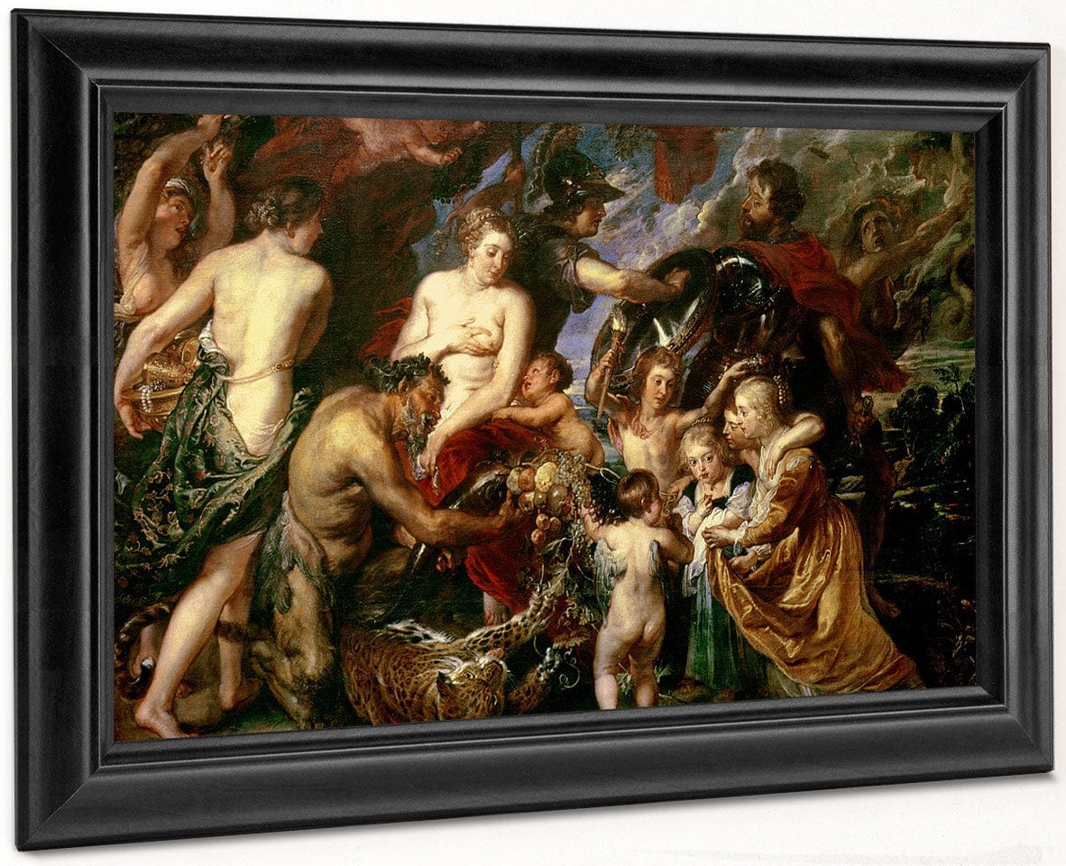 Minerva Protects Pax From Mars (Peace And War) 1629 30 2 By Peter Paul Rubens - Image 6