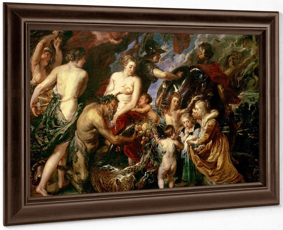 Minerva Protects Pax From Mars (Peace And War) 1629 30 By Peter Paul Rubens - Image 4