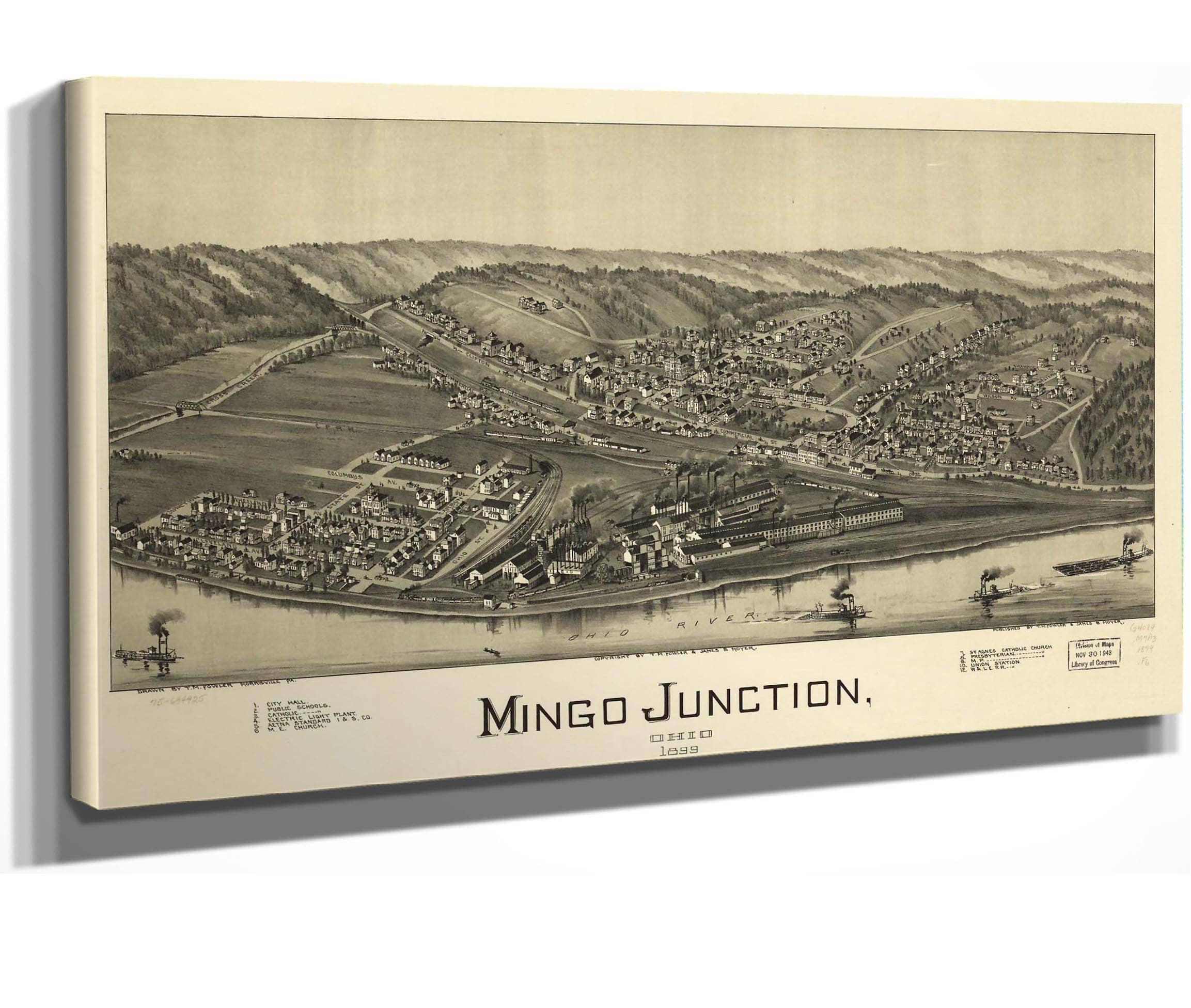 Mingo Junction Ohio 1899 State Of Ohio