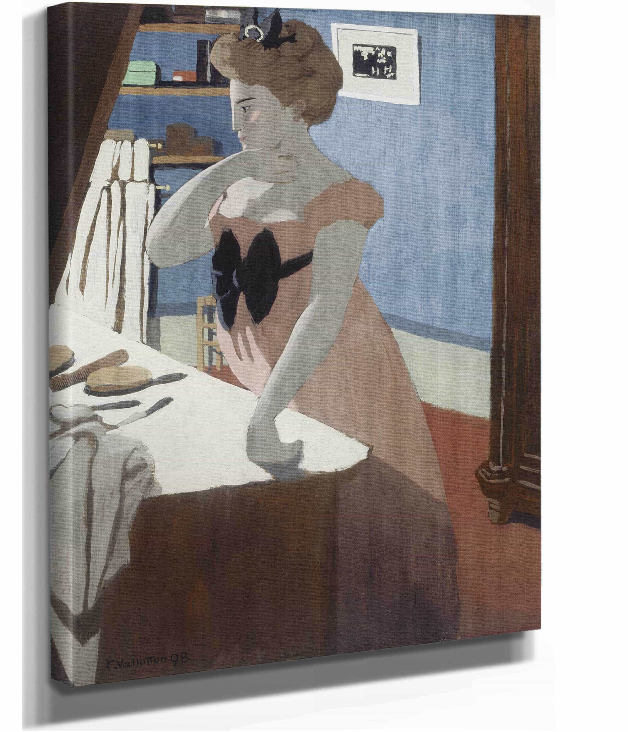 Misia A Sa Coiffure Misia At Her Dressing Table by Felix Vallotton - Image 2